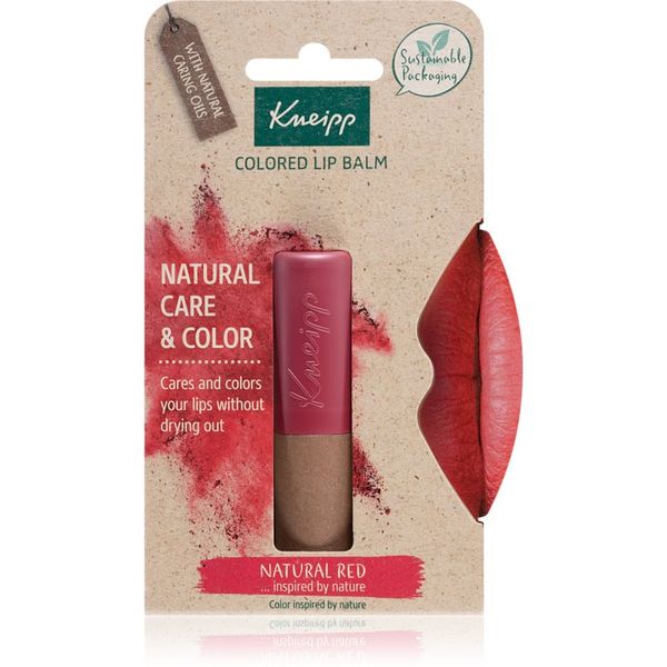 Kneipp Kneipp Natural Care & Color tonirani balzam za ustnice odtenek Natural Red 3,5 g