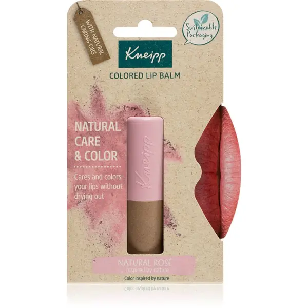 Kneipp Kneipp Natural Care & Color tonirani balzam za ustnice odtenek Natural Rosé 3.5 g