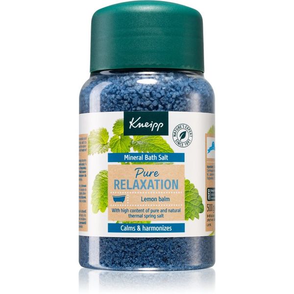 Kneipp Kneipp Pure Relaxation sol za kopel Lemon Balm 500 g