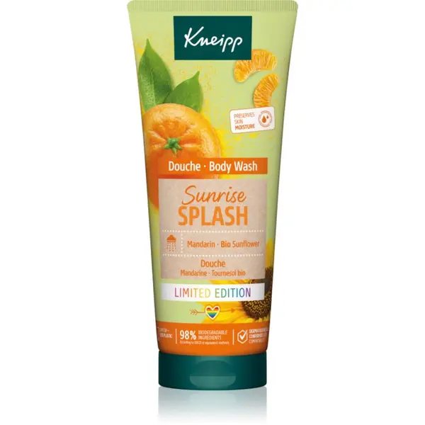 Kneipp Kneipp Sunrise Splash gel za prhanje Mandarin & Bio Sunflower 200 ml