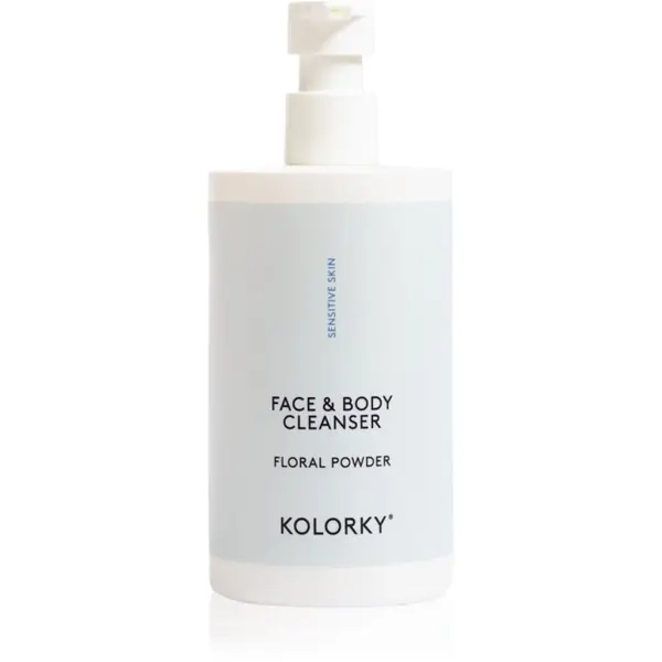 Kolorky Kolorky Face & Body Cleanser nežni gel za umivanje za obraz in telo Floral Powder 390 ml