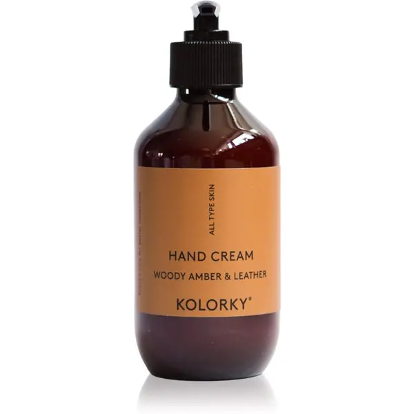 Kolorky Kolorky Hand Cream krema za roke Woody Amber & Leather 270 ml