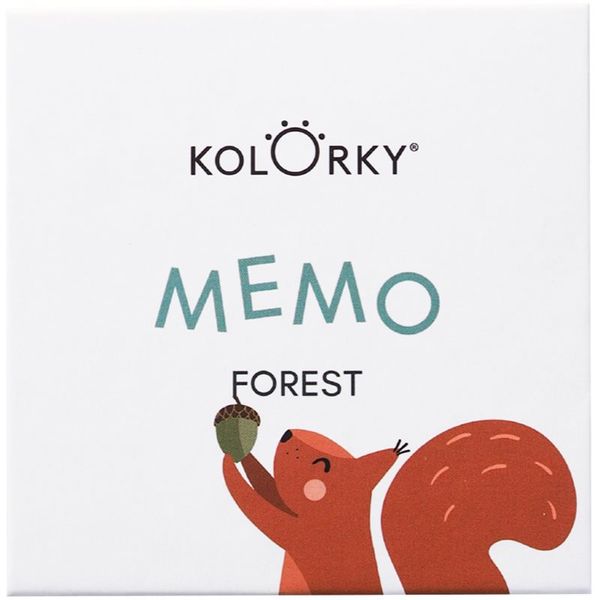 Kolorky Kolorky Memo Game Forest Spomin 20 kos