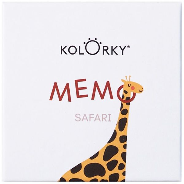 Kolorky Kolorky Memo Game Safari Spomin 20 kos