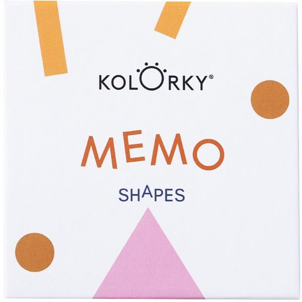 Kolorky Kolorky Memo Game Shapes Spomin 20 kos