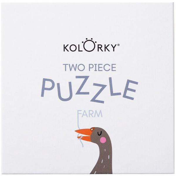 Kolorky Kolorky Puzzle Two Piece Farm sestavljanka 10 kos