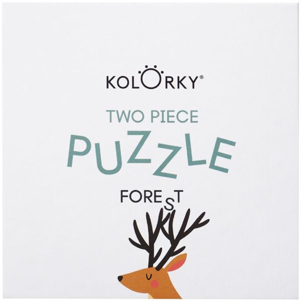 Kolorky Kolorky Puzzle Two Piece Forest sestavljanka 10 kos