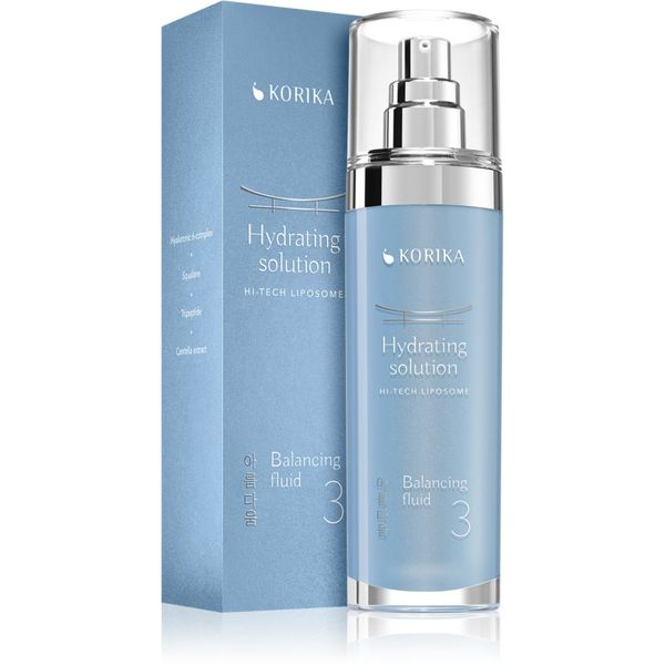 KORIKA KORIKA HI-TECH LIPOSOME Hydrating solution Balancing fluid lahka vlažilna emulzija 120 ml