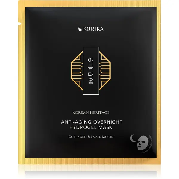 KORIKA KORIKA Korean Heritage Collagen & Snail Mucin hidrogelna maska proti staranju 34 g
