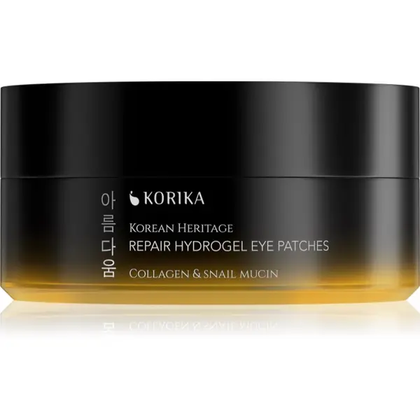 KORIKA KORIKA Korean Heritage Collagen & Snail Mucin Repair Hydrogel Eye Patches hidrogel blazinice 60 kos