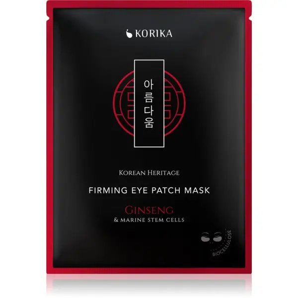 KORIKA KORIKA Korean Heritage Ginseng & Marine Stem Cells Firming Eye Patch Mask učvrstitvena maska za predel okoli oči 2 kos