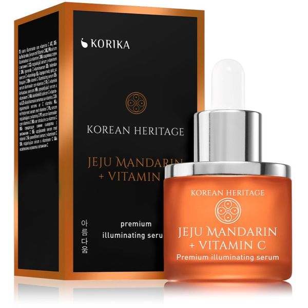 KORIKA KORIKA Korean Heritage Jeju Mandarin + Vitamin C Premium Illuminating Serum serum za obraz (posvetlitveni) z vitaminom C 30 ml