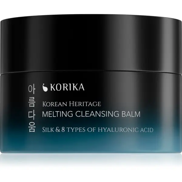 KORIKA KORIKA Korean Heritage Silk & 8 Types of Hyaluronic Acid Melting Cleansing Balm čistilni balzam za odstranjevanje ličil 100 ml