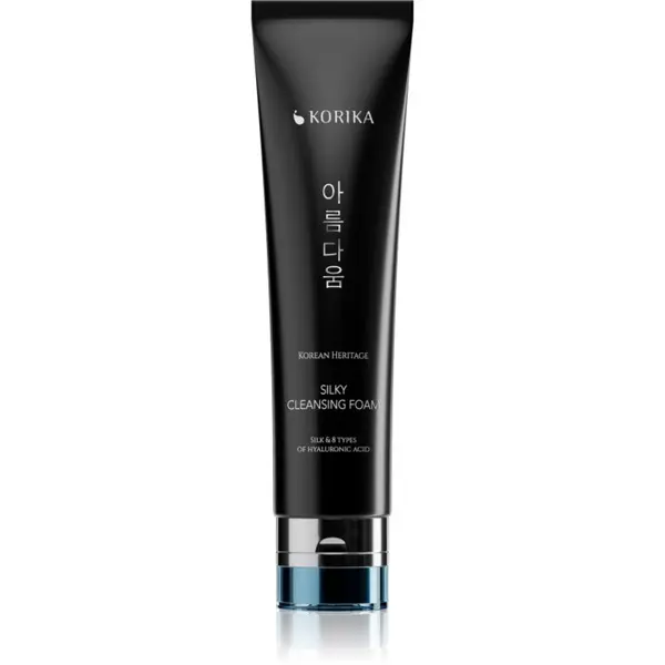 KORIKA KORIKA Korean Heritage Silk & 8 Types of Hyaluronic Acid Silky Cleansing Foam čistilna pena z vlažilnim učinkom 150 ml
