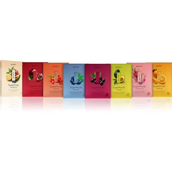 KORIKA KORIKA SuperFruits Everyday Set of 7 Face Sheet Masks set mask za obraz 7x25 g