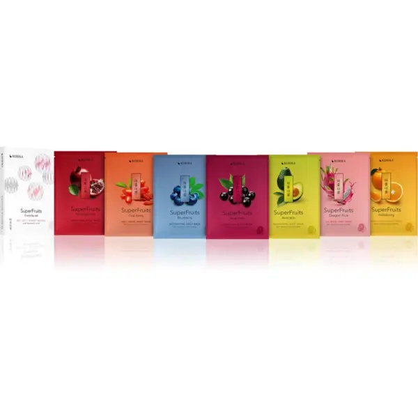 KORIKA KORIKA SuperFruits set mask za obraz 7x25 g