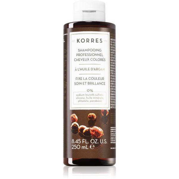 Korres Korres Argan Oil čistilni šampon za barvane lase 250 ml