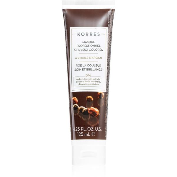 Korres Korres Argan Oil hranilna maska za barvane lase 125 ml