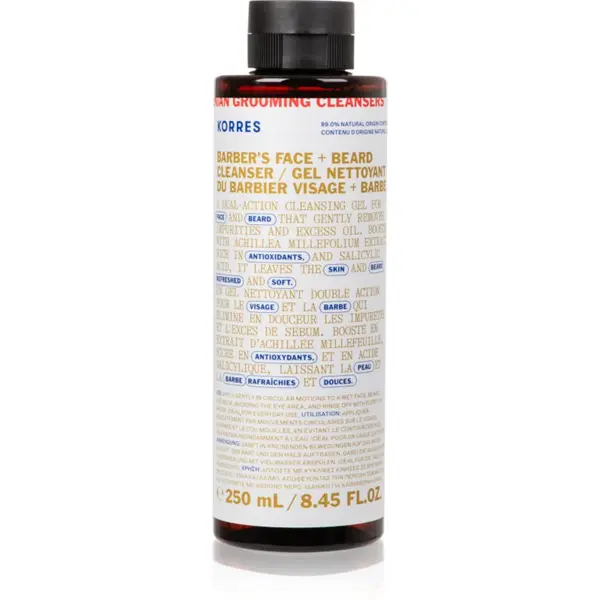 Korres Korres Athenian Grooming čistilni gel za obraz in brado 250 ml