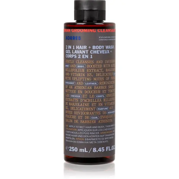 Korres Korres Athenian Grooming šampon in gel za prhanje 2v1 za moške 250 ml
