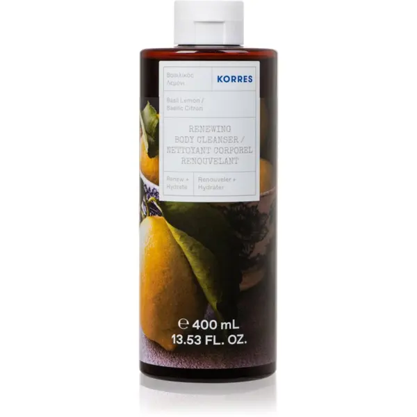 Korres Korres Basil Lemon osvežujoč gel za prhanje 400 ml