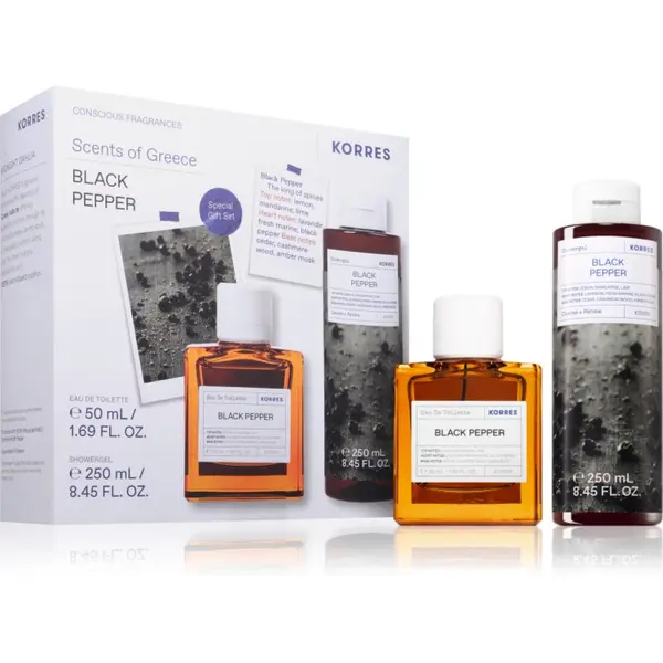 Korres Korres Black Pepper darilni set za moške