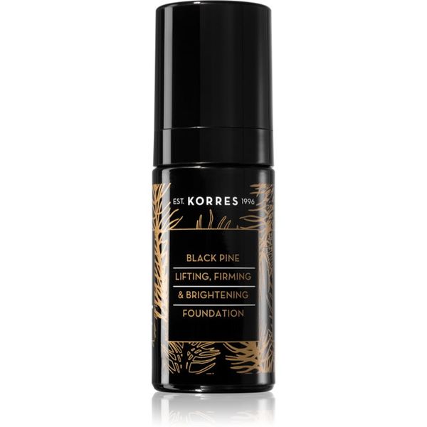 Korres Korres Black Pine tekoči puder za osvetljevanje z učvrstitvenim učinkom odtenek BPF00 30 ml