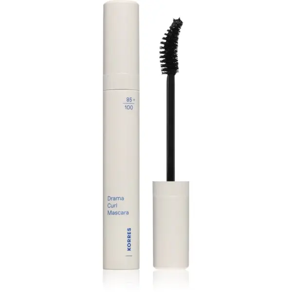 Korres Korres Drama Curl Mascara maskara za privihanje in ločevanje trepalnic odtenek 01 Black 13 ml