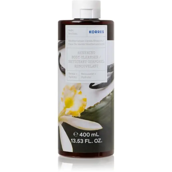 Korres Korres Mediterranean Vanilla Blossom poživitveni gel za prhanje 400 ml
