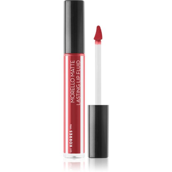 Korres Korres Morello Matte lahka tekoča mat šminka odtenek 53 Red Velvet 3.4 ml