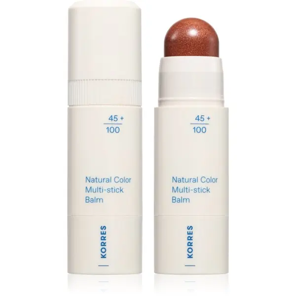 Korres Korres Natural Color Multi-Stick Balm večnamensko ličilo za ustnice in lica odtenek Aegean Bronze - Healthy Glow 4.5 g