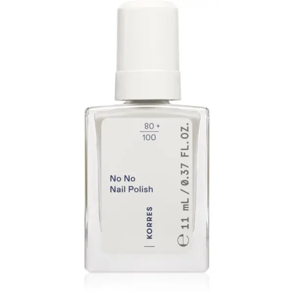 Korres Korres No No Nail Polish negovalni lak za nohte odtenek 02 Milky White 11 ml