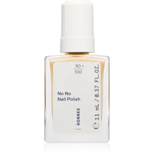 Korres Korres No No Nail Polish negovalni lak za nohte odtenek 32 Pastel Yellow 11 ml