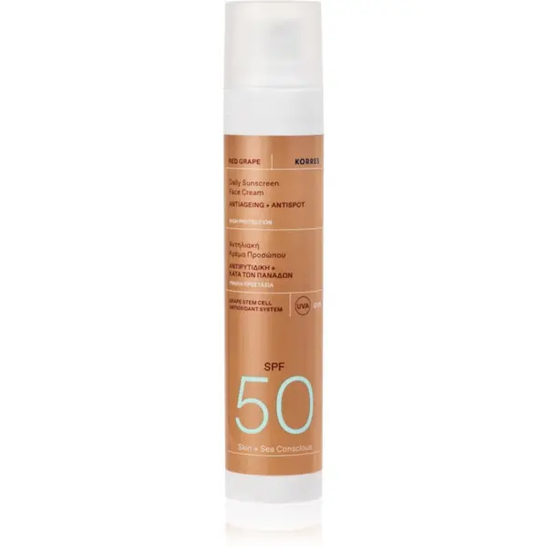 Korres Korres Red Grape Daily Sunscreen krema za sončenje za obraz SPF 50 50 ml