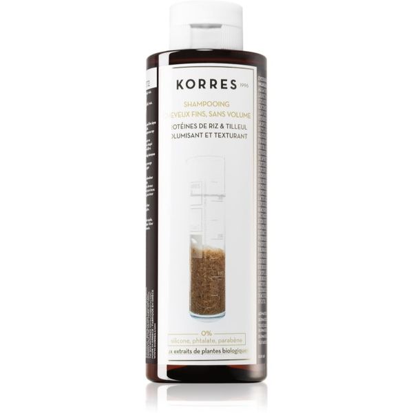 Korres Korres Rice Proteins & Linden šampon za tanke lase 250 ml