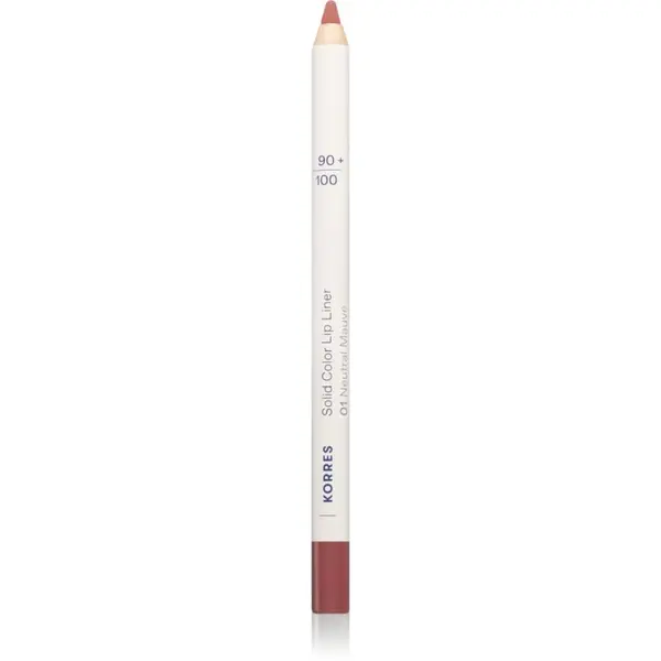 Korres Korres Solid Color Lip Liner črtalo za ustnice odtenek 01 Neutral Mauve 1.2 g