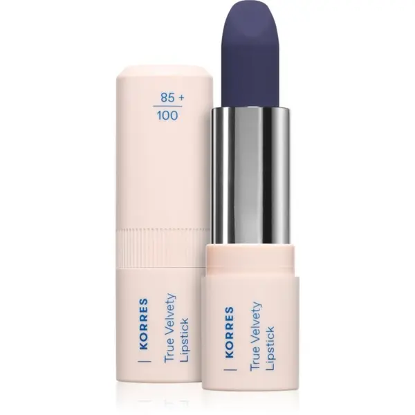 Korres Korres True Velvety Lipstick kremasta šminka s satenastim zaključkom odtenek Aegean Blue 3 g