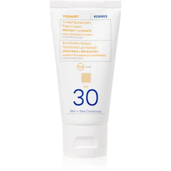 Korres Korres Yoghurt Tinted Sunscreen tonirana krema za sončenje SPF 30 50 ml