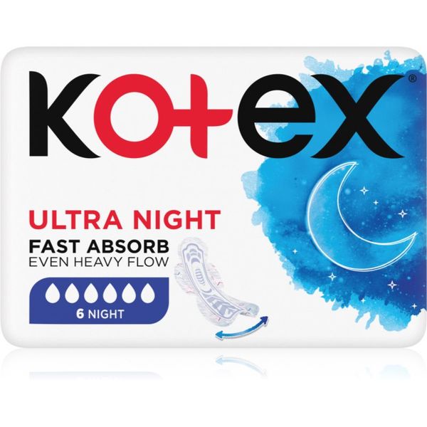 Kotex Kotex Ultra Night vložki 6 kos