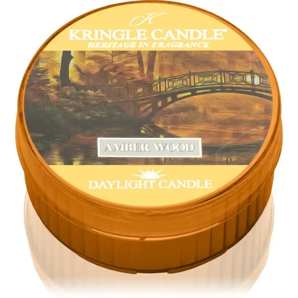 Kringle Candle Kringle Candle Amber Wood čajna sveča 42 g