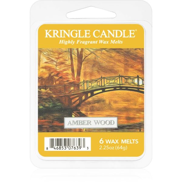 Kringle Candle Kringle Candle Amber Wood vosek za aroma lučko 64 g