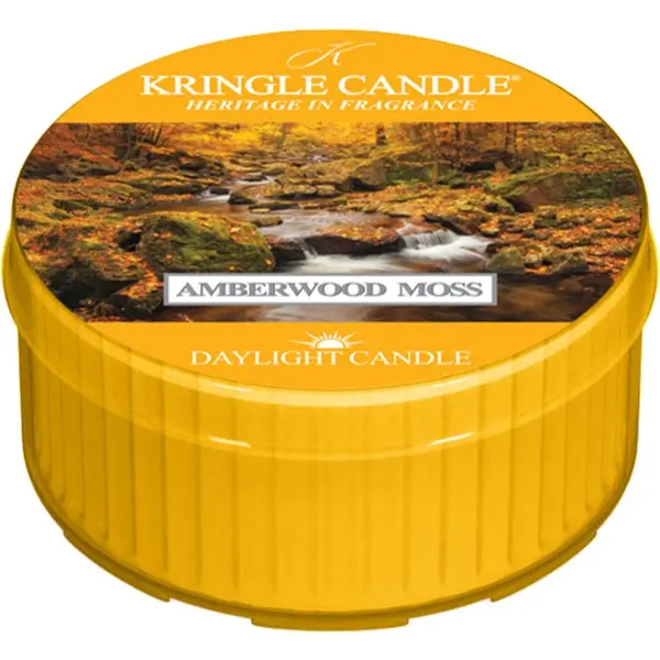 Kringle Candle Kringle Candle Amberwood Moss čajna sveča 42 g