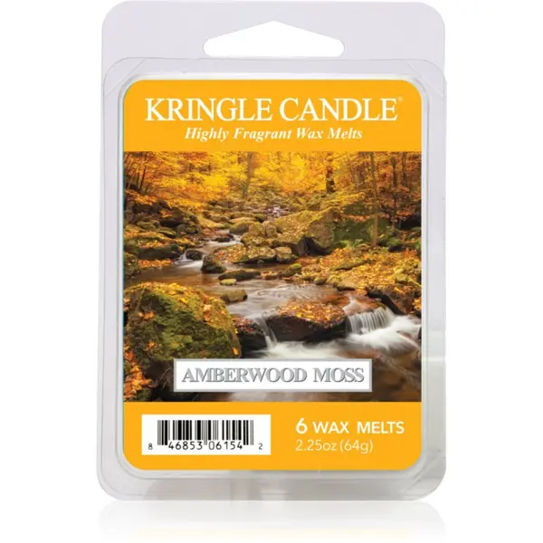 Kringle Candle Kringle Candle Amberwood Moss vosek za aroma lučko 64 g