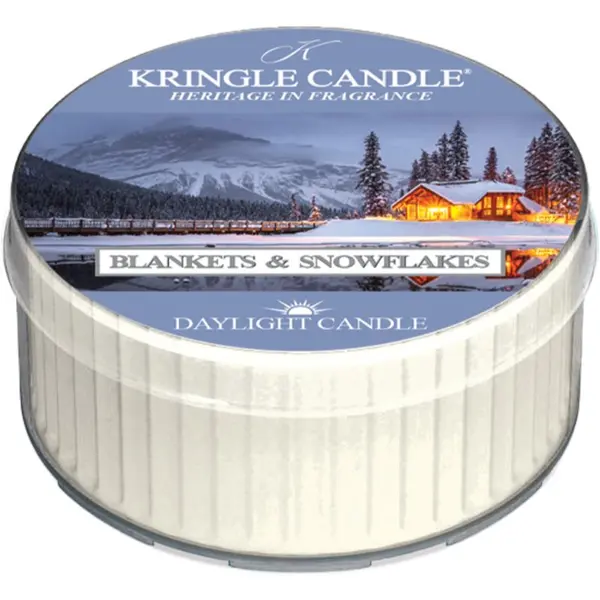 Kringle Candle Kringle Candle Blankets & Snowflakes Daylight DTC dišeča sveča 42 g