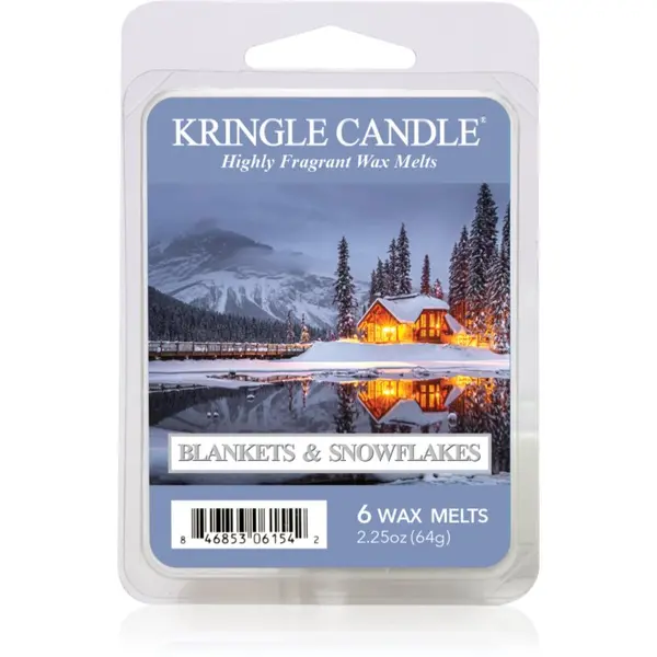 Kringle Candle Kringle Candle Blankets & Snowflakes Wax Melt DVA dišeča sveča 64 g