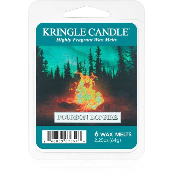 Kringle Candle Kringle Candle Bourbon Bonfire vosek za aroma lučko 64 g