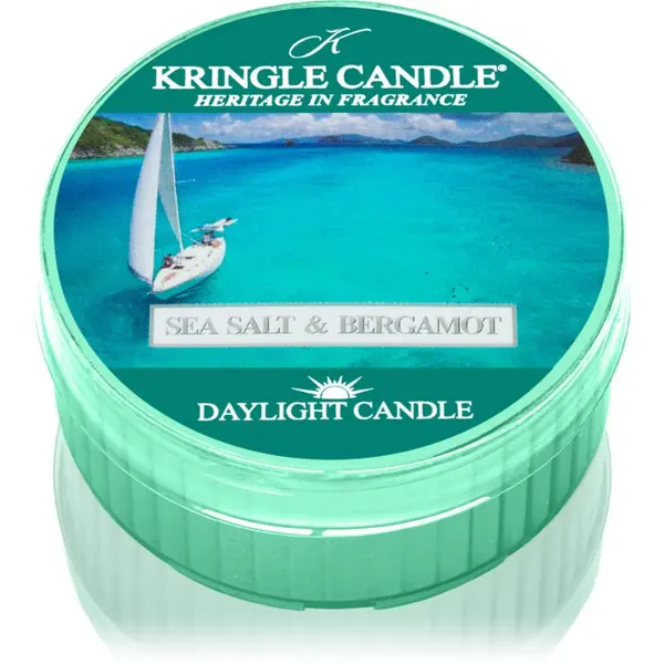 Kringle Candle Kringle Candle Candle Sea Salt & Bergamot čajna sveča 42 g