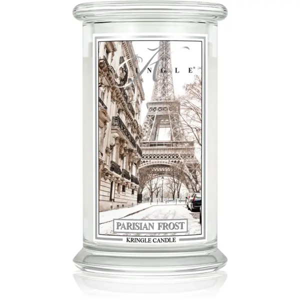 Kringle Candle Kringle Candle Classic Parisian Frost dišeča sveča 623 g