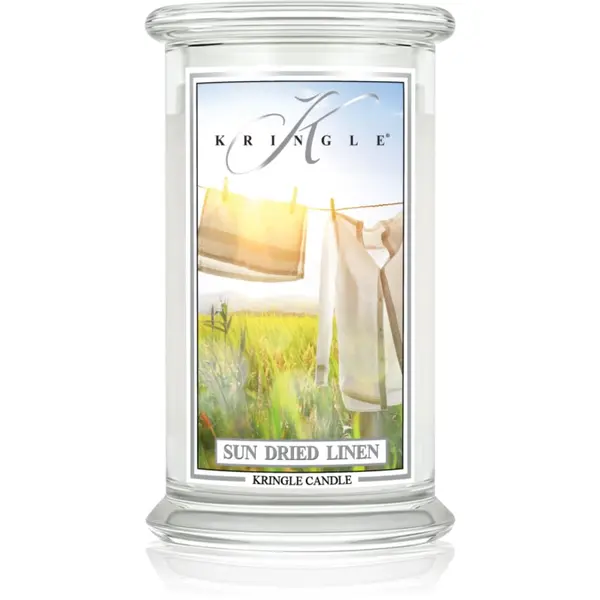 Kringle Candle Kringle Candle Classic Sun Dried Linen dišeča sveča 623 g