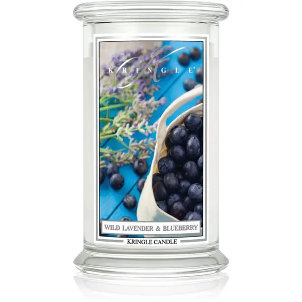 Kringle Candle Kringle Candle Classic Wild Lavender & Blueberry dišeča sveča 623 g